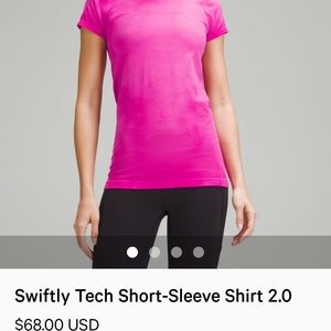 Brand New Lululemon size 6 Short sleeve Swiftly Tech Tee
